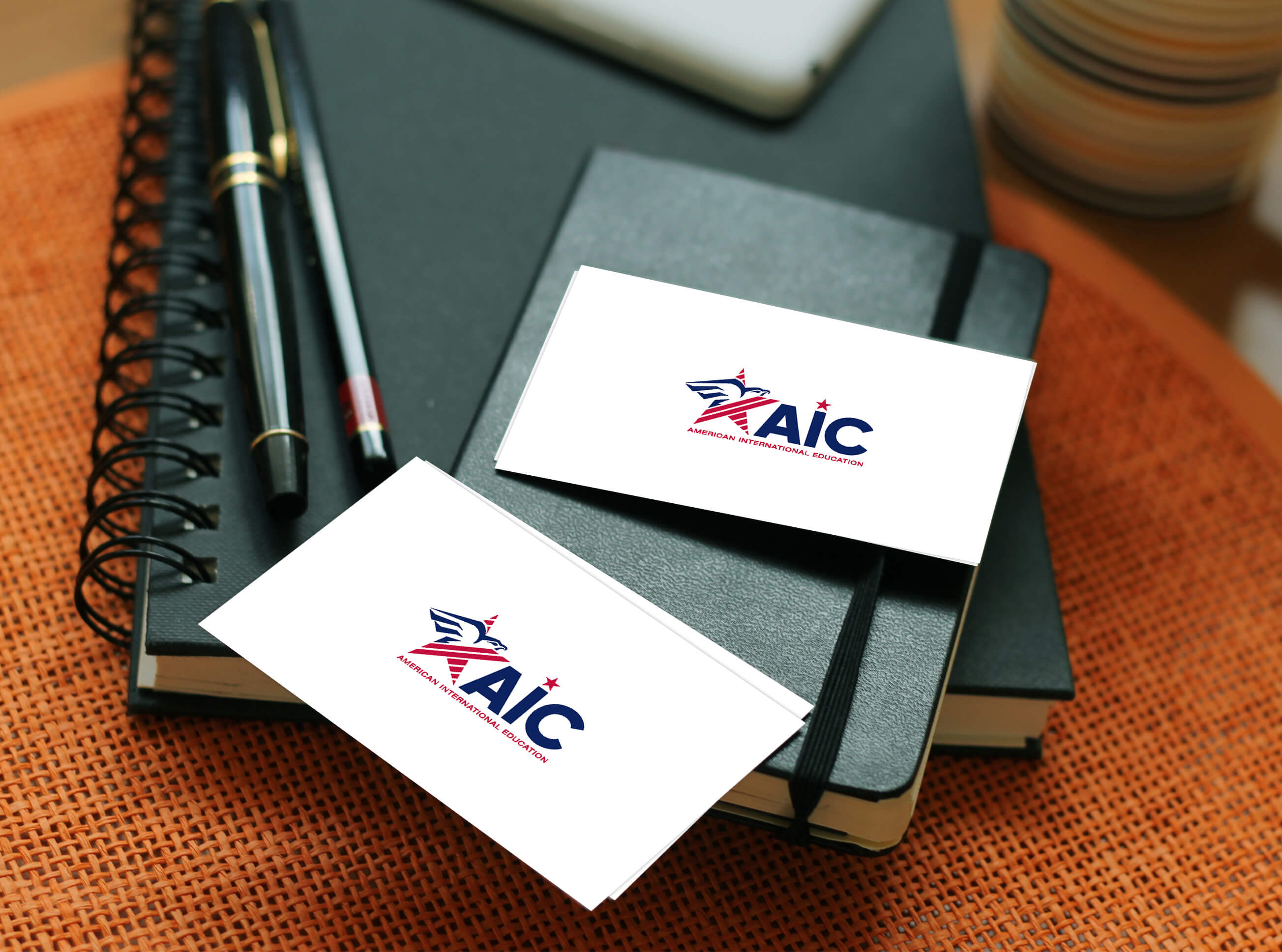 Thiết kế logo giáo dục AIC tại TP HCM